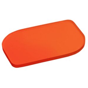 Frosted Orange Acrylic Sheet Sample